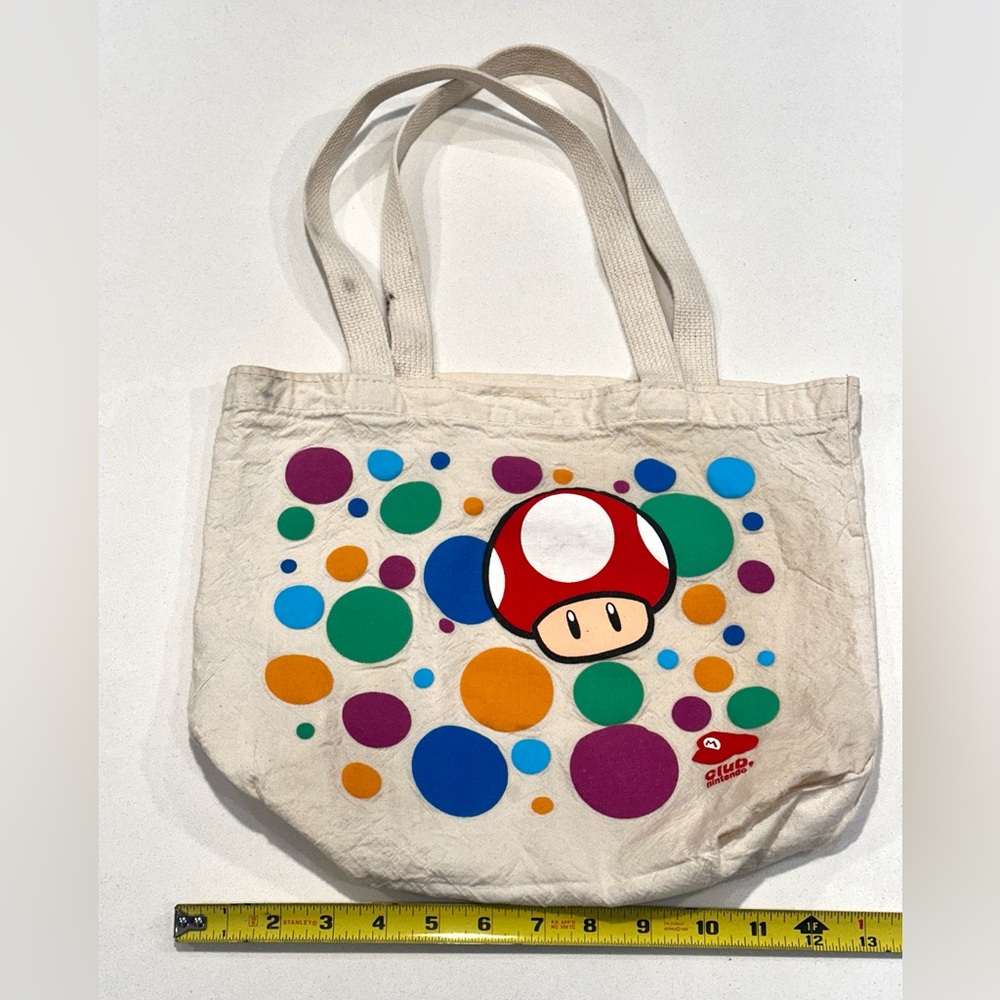 Limited Edition Club Nintendo Super Mario Mushroom Tote Bag Y2K 2000s